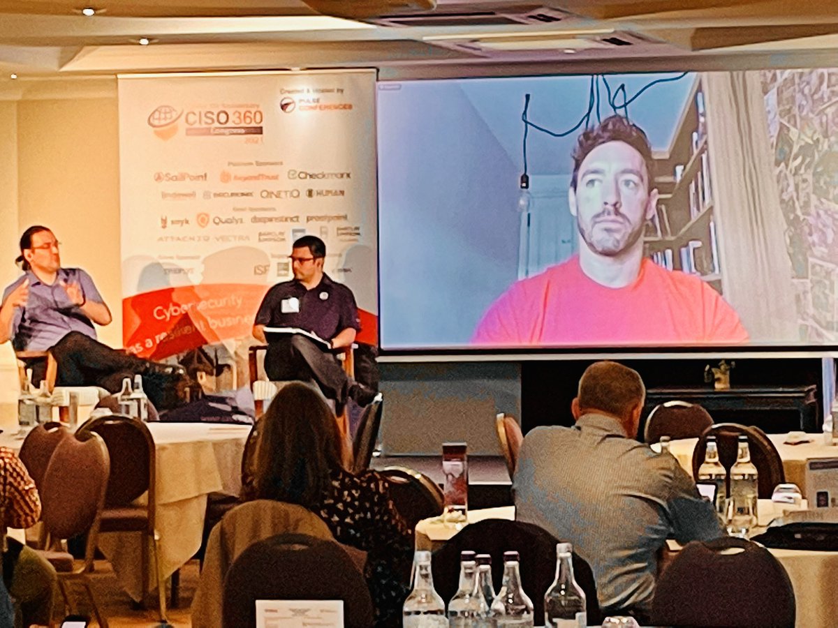 Sara_Pulse's tweet photo. Many thanks to @Sjmaple @snyksec @DinisCruz  and @Kevin_Fielder Scaling security around cloud applications fireside chat at #CISO360 congress @pulse_innovate https://t.co/bJPSF3ItTj