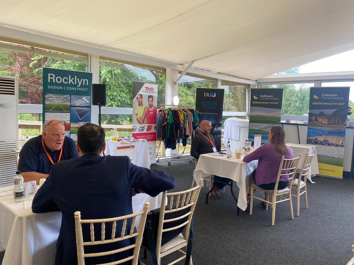 Shout out to <a href="/RocklynSports/">Rocklyn Sports</a> <a href="/TaylorMadeB2B/">Taylor Made Designs</a> <a href="/BluLeisureShop/">Blu Leisure</a> and <a href="/Collinsonplc/">Collinson Construction</a> for attending the physically activity facilities forum and showcasing their innovative products and services #PAFF21