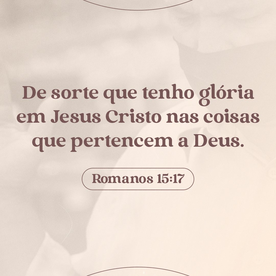 Bom dia irmãos e irmãs! 🙌