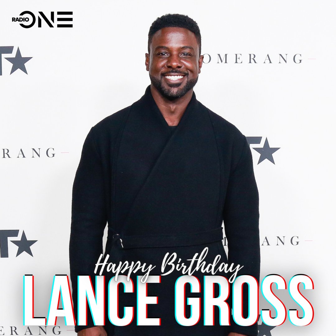 Wishing Lance Gross a Happy Birthday! 