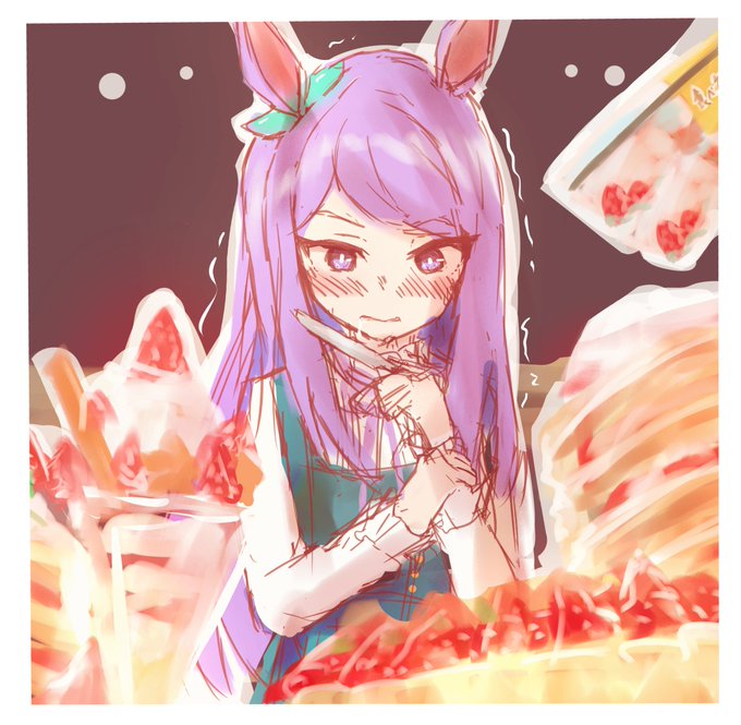 が、我慢ですわ…

#ウマ娘 #イラスト 