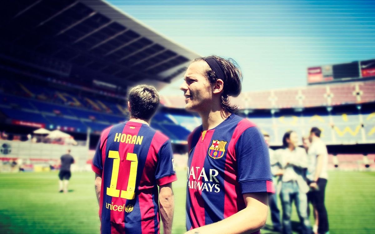 LT_throwback's tweet image. 📌 Today (8th July) in 2014 Louis went to Camp Nou in Barcelona with Niall!