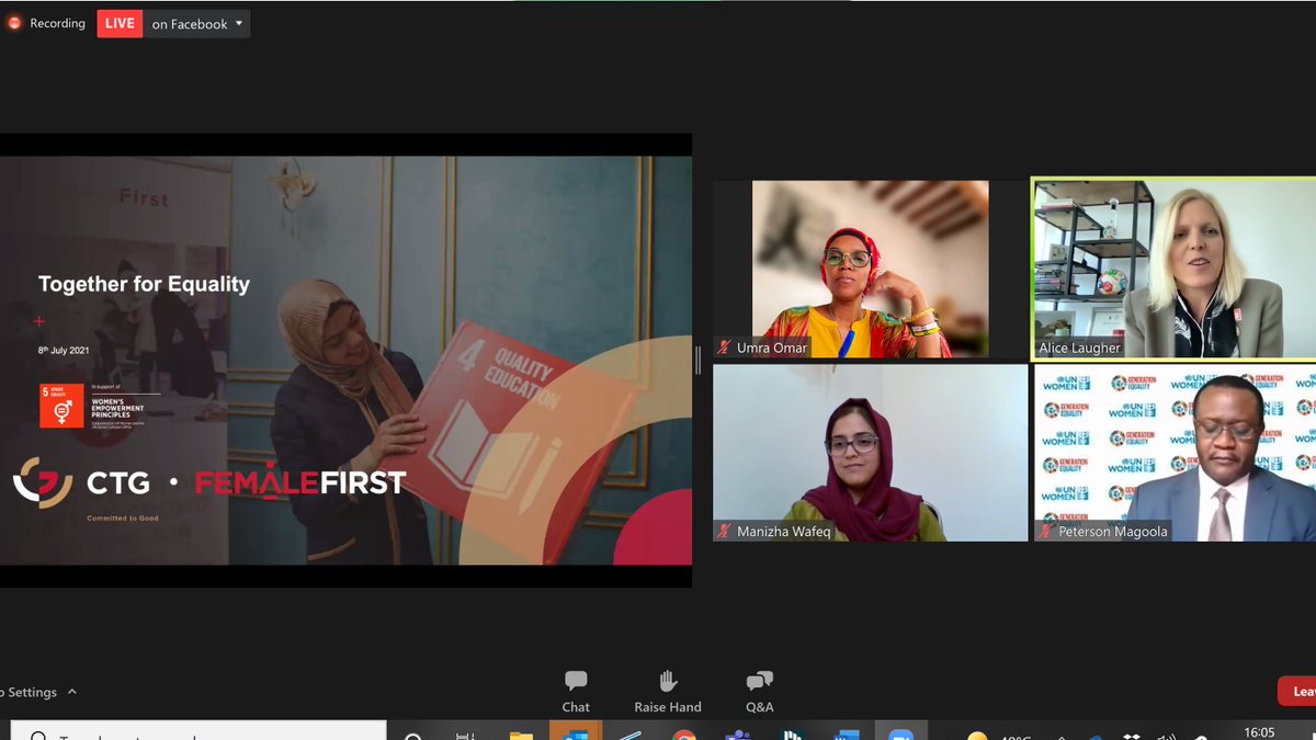 Attending <a href="/CommittedToGood/">CTG</a> webinar focusing on the women and peace agenda. We are proud to partner with CTG on #impactmeasurement. #SDG16 #peace #endingviolenceagainstwomen