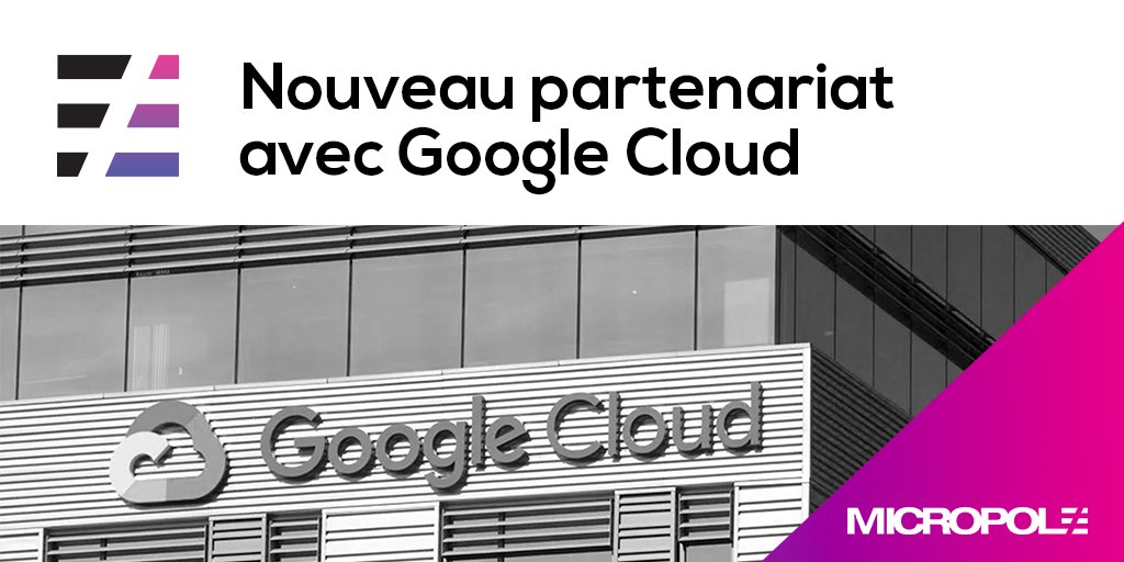 Micropole franchit une nouvelle étape en devenant partenaire de #Google Cloud. Ce nouveau partenariat répond à l’ambition du Groupe d’amplifier son accélération sur le #Cloud.

POUR EN SAVOIR PLUS
👉🏻 micropole.com/fr-fr/actualit…

<a href="/GoogleCloud_FR/">Google Cloud France</a>