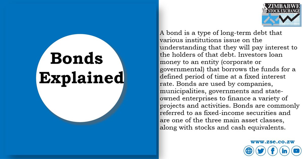 ZSE_ZW's tweet photo. Understanding capital market terms 
To learn more on capital market jargon, visit https://t.co/Wzm8S41qN1
#Bondsexplained https://t.co/nX9YH9qn2q