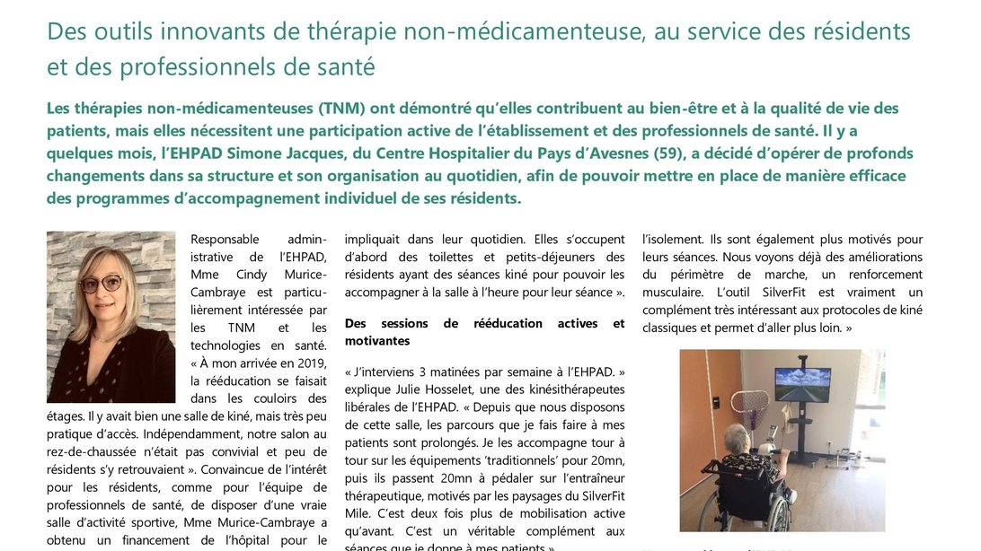 SilverfitF's tweet photo. #silverfit est dans le numéro de juillet du magazine @Geroscopie  (p27).
Ne ratez pas le retour d'expérience de l'#EHPAD Simone Jacques concernant notamment les #thérapiesnonmédicamenteuses (ou #TNM).

https://t.co/N9wTH8kGXh

#bienvieillir https://t.co/bxYstDu9UM