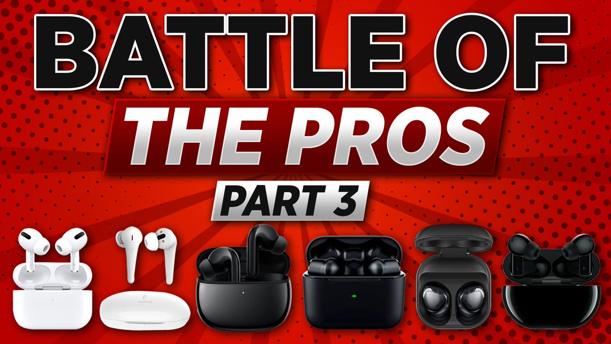 wirelesswizard's tweet image. 1David_Miller: RT @1David_Miller: The next episode of Tech UnRaveled is live: Best of the Best True Wireless Earbuds - Battle of The Pro's 2021

@1MoreGlobal #ComfobudsPro @Huawei #FreeBudsPro @Xiaomi #FlipBudsPro @Razer #HammerHeadPro @Apple #AirPodsPro…