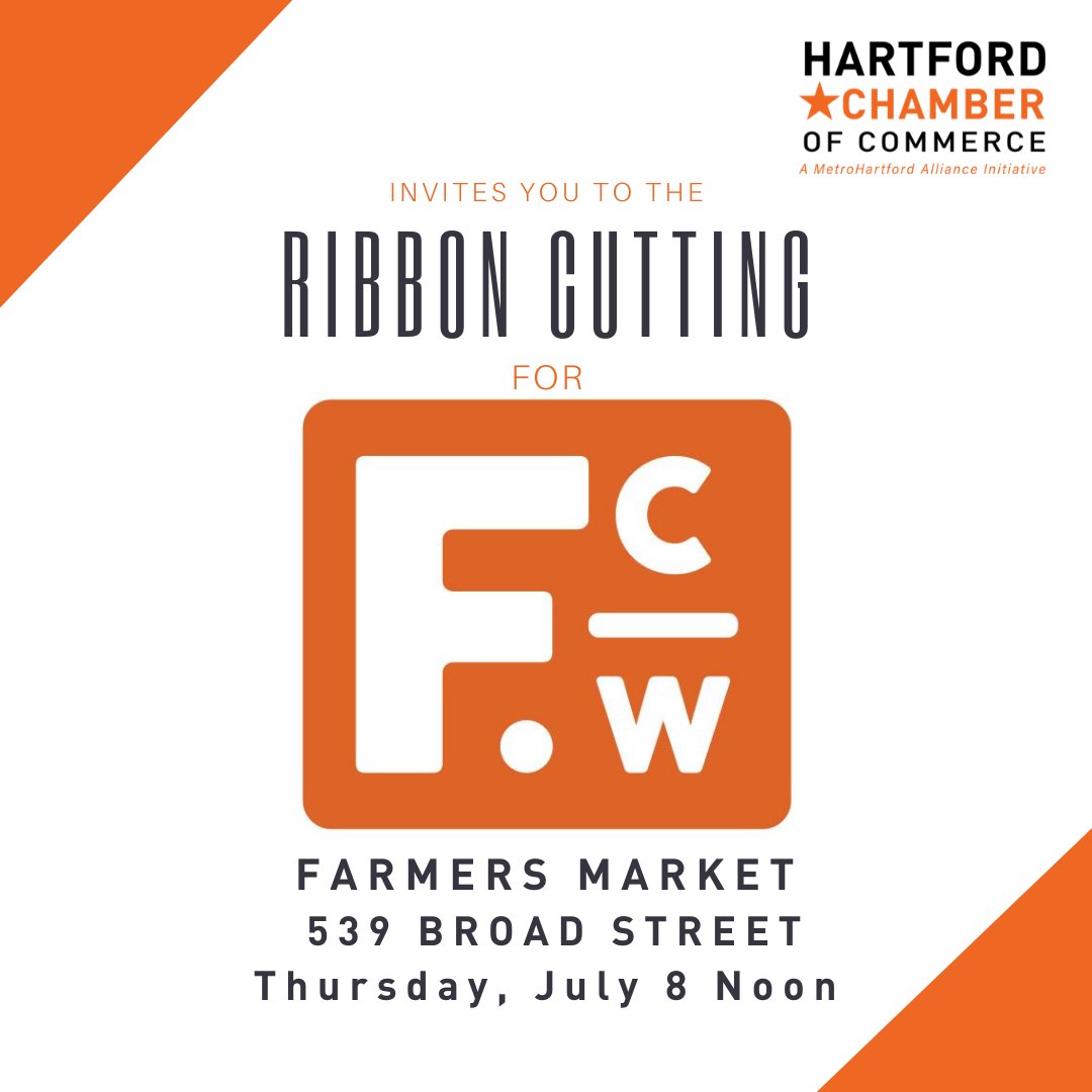 Forge City Works Ribbon Cutting ✂️ Join us at noon at the Farmers Market at Forge City Works ! We'll be celebrating them and picking up some fresh fruits and vegetables at noon. 🍐🍅🍇🍊