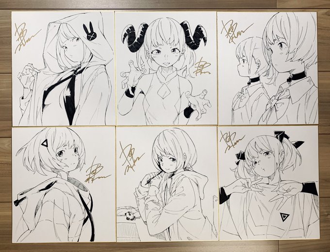 色紙できた✨個展にて展示販売させていただきます。 