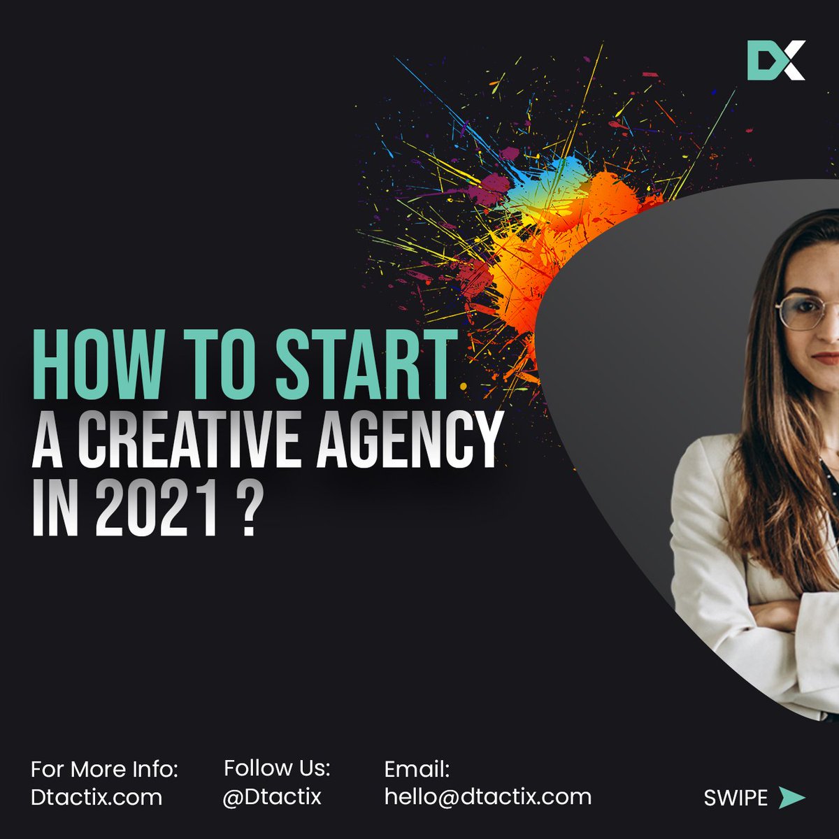 Learn the Super-secret recipe for a successful Creative Agency.

The full-proof creative plan of action to make your agency a HIT.

A THREAD..

#dtactix #creativeagency #digital #marketing #carousel #carouselpost #information #agency #lahore #pakistan #creativity #art
