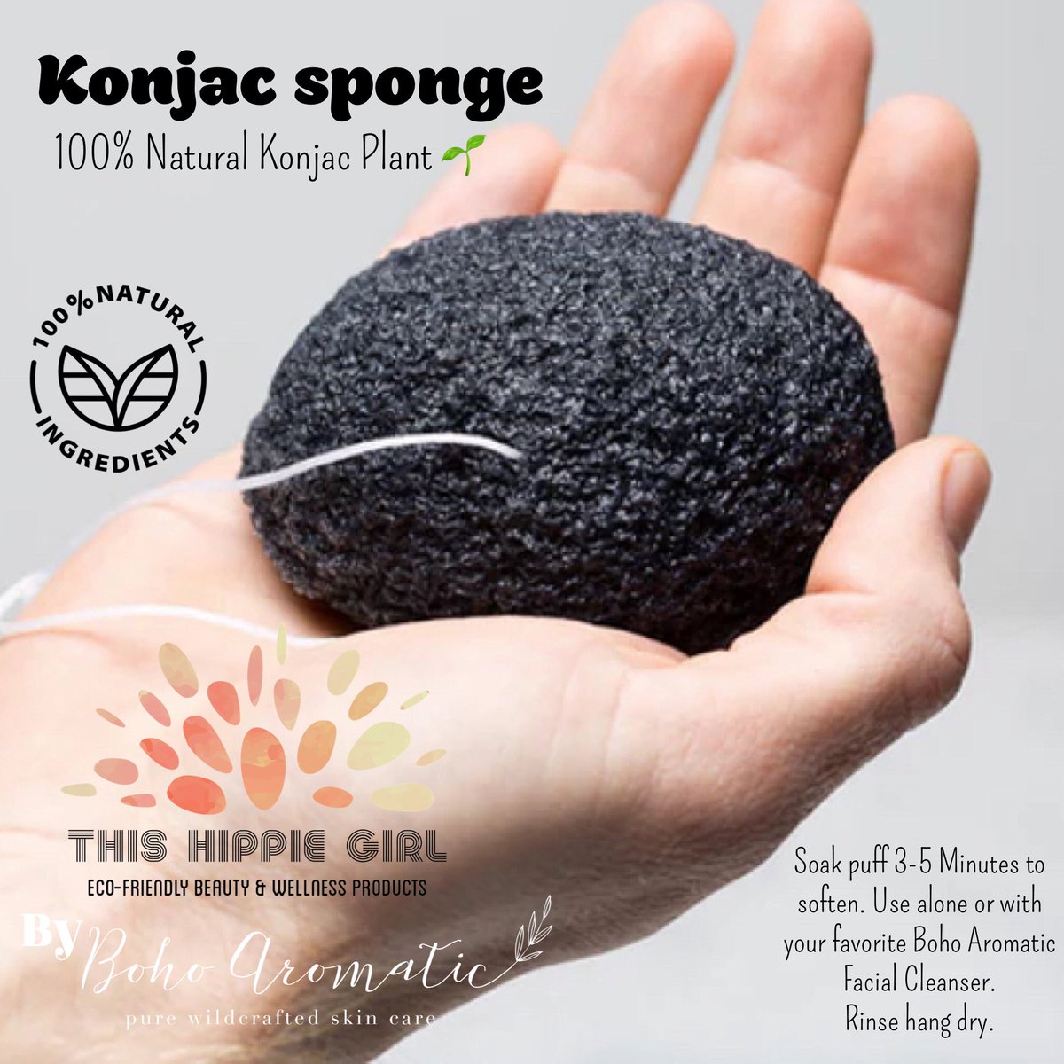BohoAromatic's tweet photo. Our new #Konjacsponge (s) are now live on Amazon 🇺🇸Use this sponge with our face washes! A #konjac #facialsponge is a #naturalskincare product made from an Asian root plant. It can cleanse and gently #exfoliate even sensitive skin! Amazon Prime 🇺🇸 or https://t.co/bz4wBDoaFP https://t.co/ZbpUeOdfF4