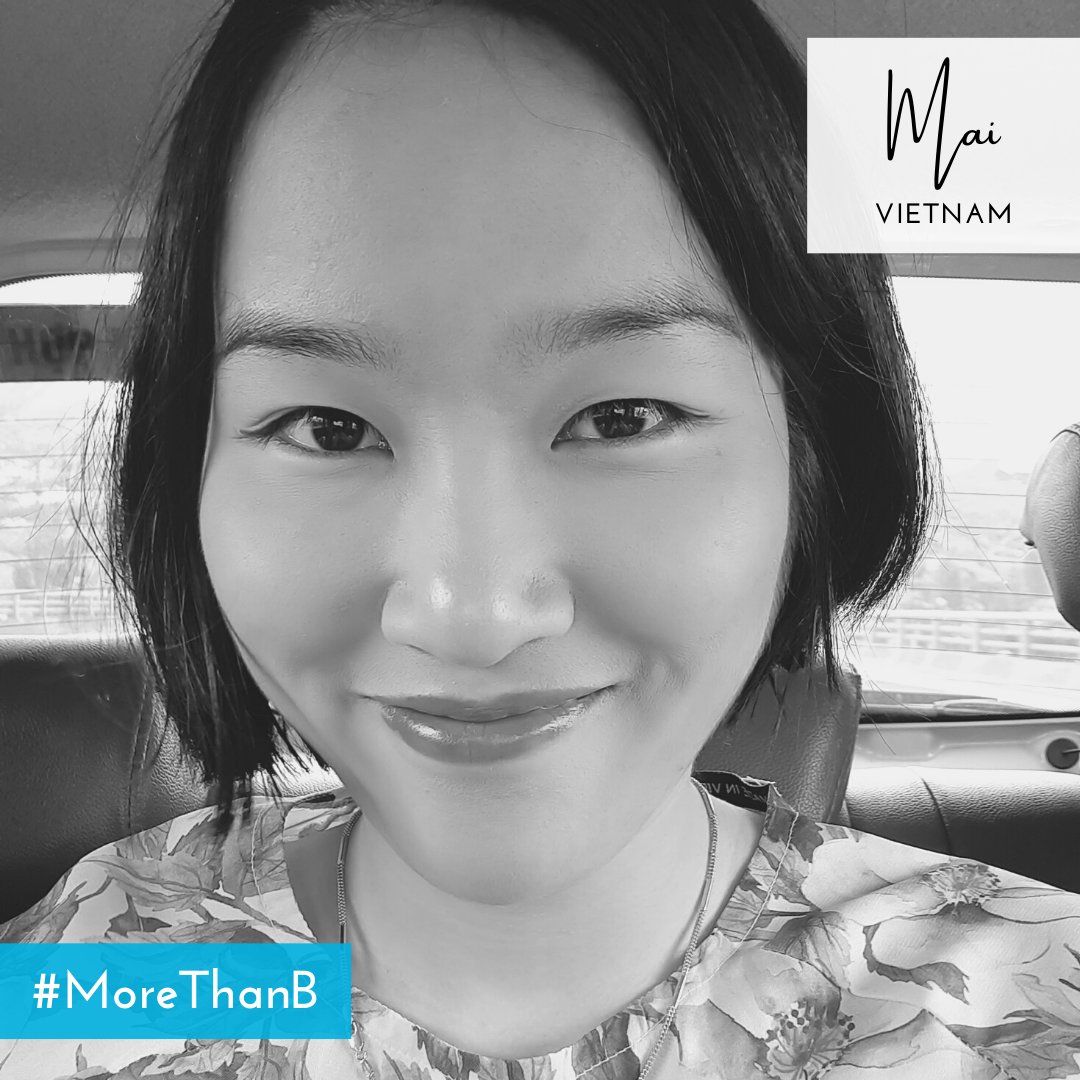 HepBFoundation's tweet photo. Check out Mai's #MoreThanB story. She's 23 and from Vietnam and living with #hepatitis B. #HBV #hepB #hepatitisB #WorldHepatitisDay 

- Mai, 23 https://t.co/RxxgSuX27F
