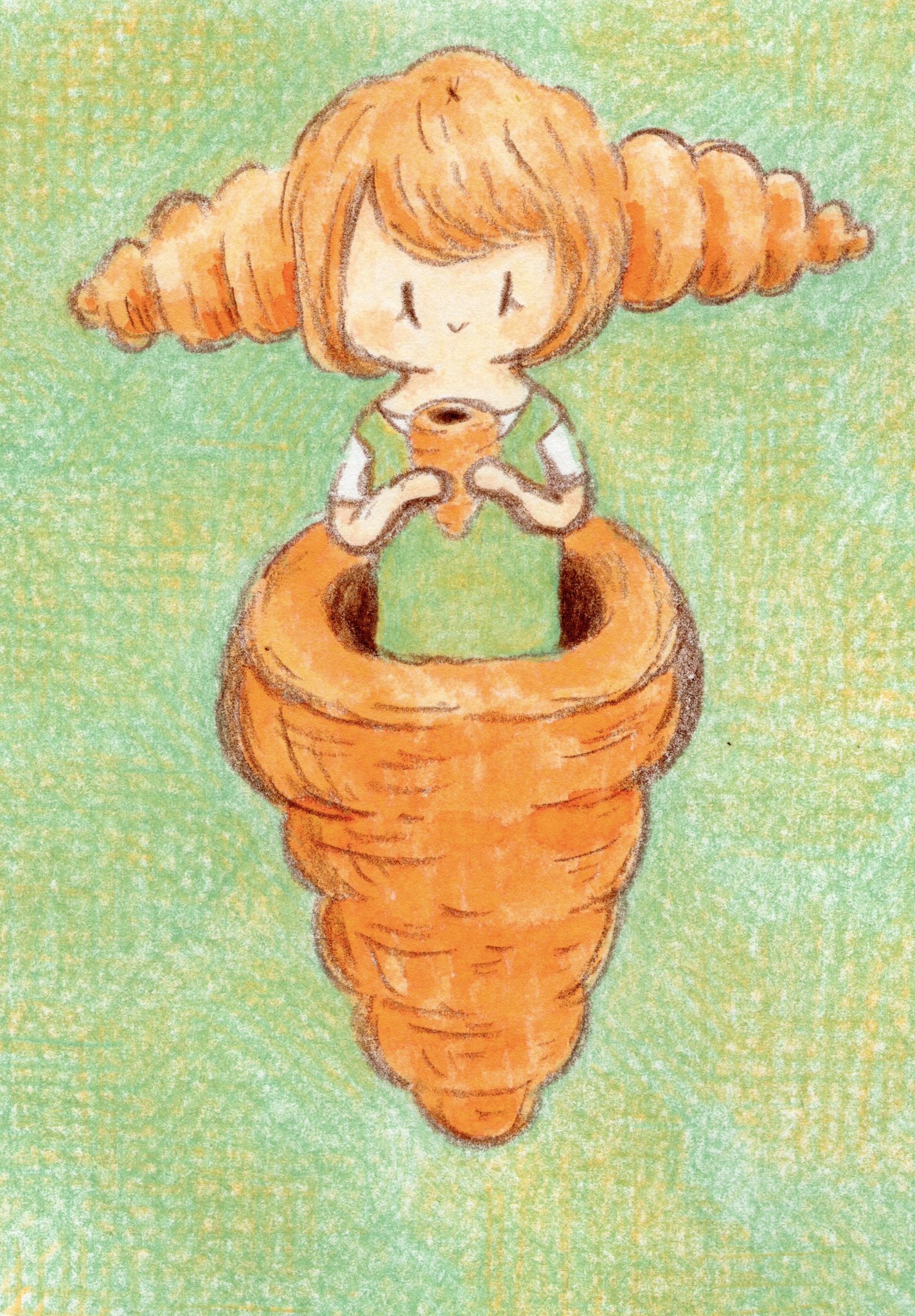 こち チョココロネ 色鉛筆 万年筆インク イラスト おえかき アナログイラスト ほんわかイラスト 女の子イラスト パン 食べ物イラスト チョココロネ T Co Oy8s3gmdcb Twitter