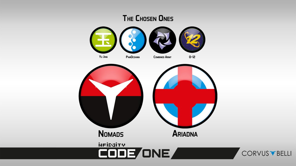 InfinityTheGame's tweet image. Ariadna + Nomads available now on #InfinityCodeOne Army 🛰
infinitytheuniverse.com/army/codeone