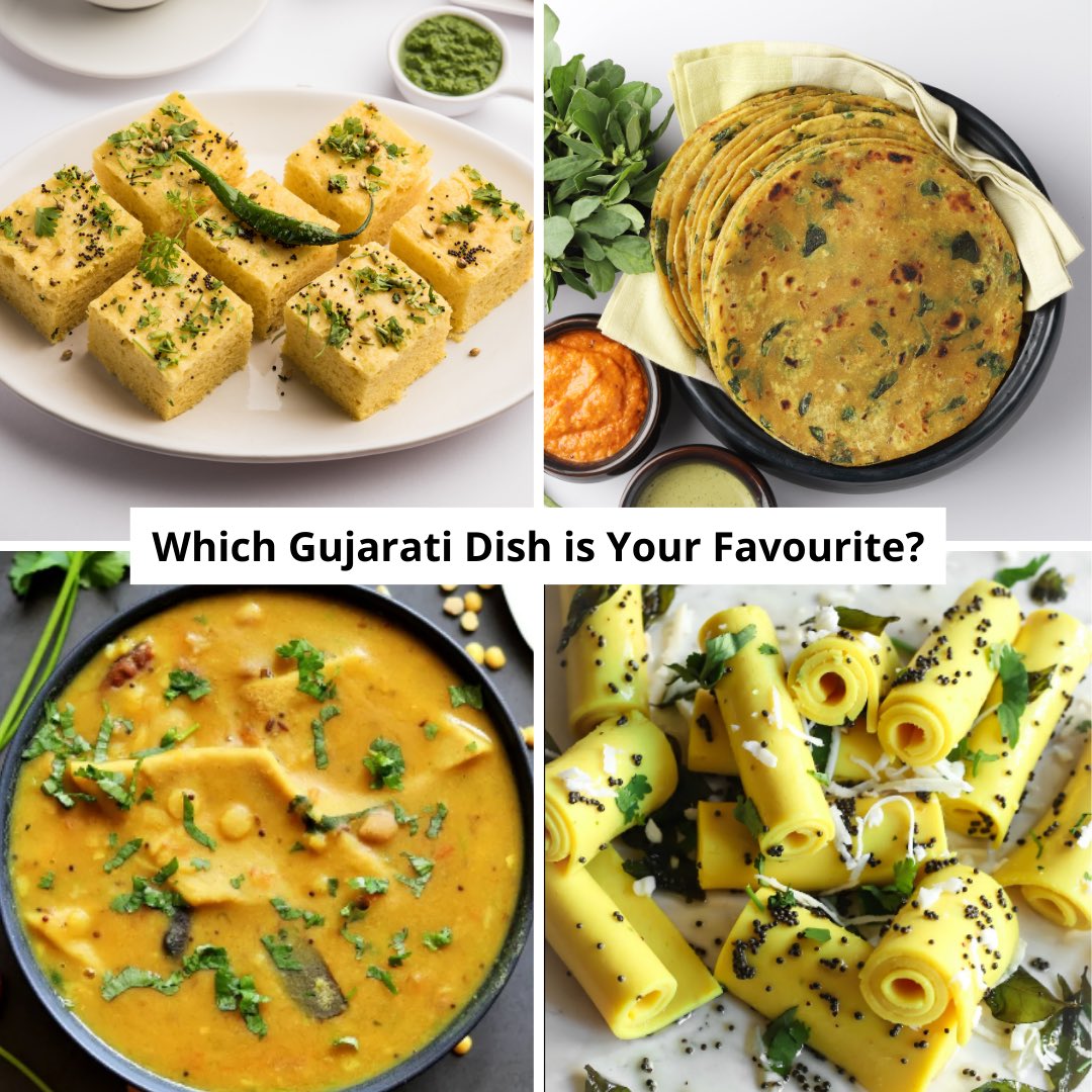 cooqapp's tweet photo. Gujarati food never disappoints! π€€
Whatβs your pick?π
Discover a wide range of recipes only on the CooQ app! β¨
Download now, Link in Bioπ²
#CookWithCooQ #CooQ #gujarati #gujaratifood #gujaraticuisine #dhokla #dhoklarecipe #thepla #foodofgujarat https://t.co/aqUOujD6ys