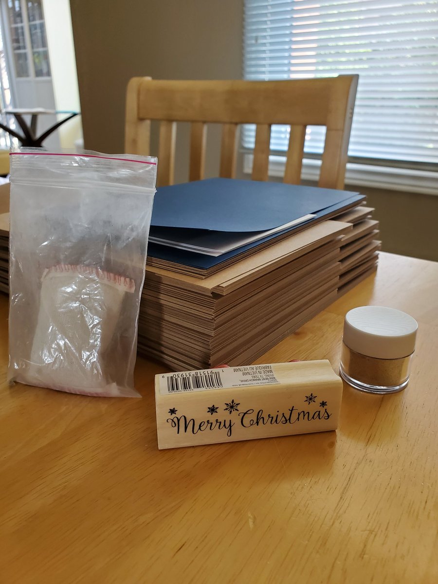 No time like the present. Starting our 2021 Christmas cards early. Last year we handed out over 3000. Interested in writing cards to seniors? DM us. #ChristmasInJuly