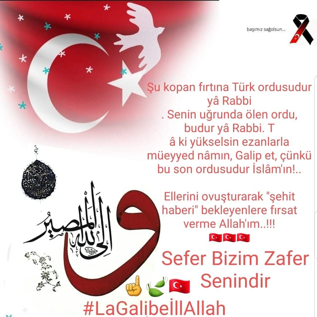 OcakPrtSozcu's tweet photo. #BasimizSagolsun...
"Ölüp de ölmeyene, ölüm cana minnettir. Ey hak için can veren, ölümün ne nimettir."
☝#GucBirligiPartisi🇹🇷#Gbp🇹🇷#Altincag🤲
@Alikarnap1 https://t.co/l8Kk5PkCj5