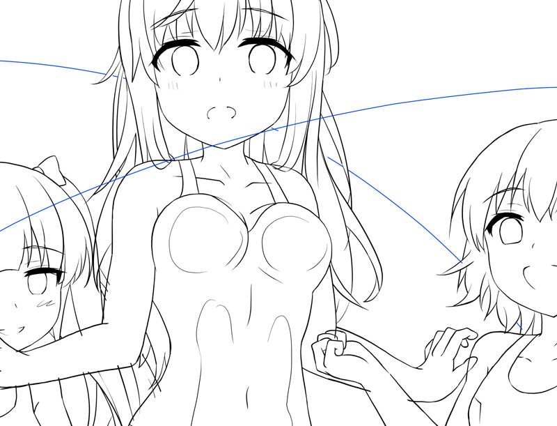 今月のイラストwip 