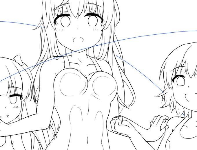 今月のイラストwip 