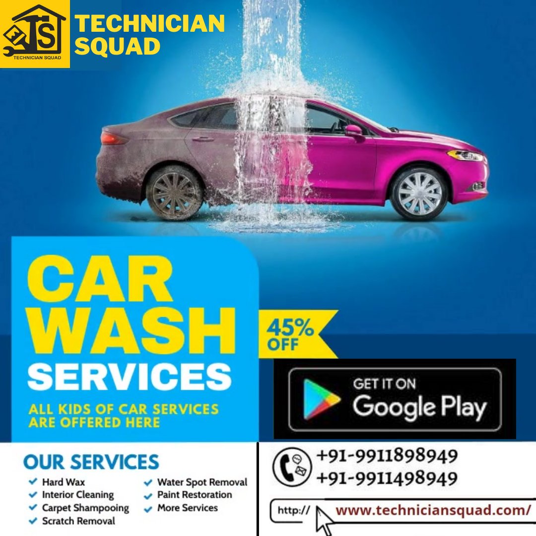 Techsquad03's tweet photo. Car Wash Service, all kinds of car wash services are offered here.
Contact us to know more:
.
.
@techniciansquad
9911898949
9911498949
.
.
#carwash #detailing #autodetailing #cardetailing #carcare #car #cars #detailersofinstagram #detailingworld #ceramiccoating https://t.co/cu8KgOuRlu