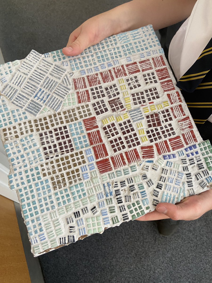MBP_Humanities's tweet photo. Year 3 have finished grouting their beautiful mosaics today and they are looking absolutely brilliant! Some have shown Mt Vesuvius, whilst others have shown animals or Roman weaponry. @Habsmonmouth @MonBoysPrep #Pompeii #Mosaic #Year3 #TheRomans https://t.co/axe4f66bsf