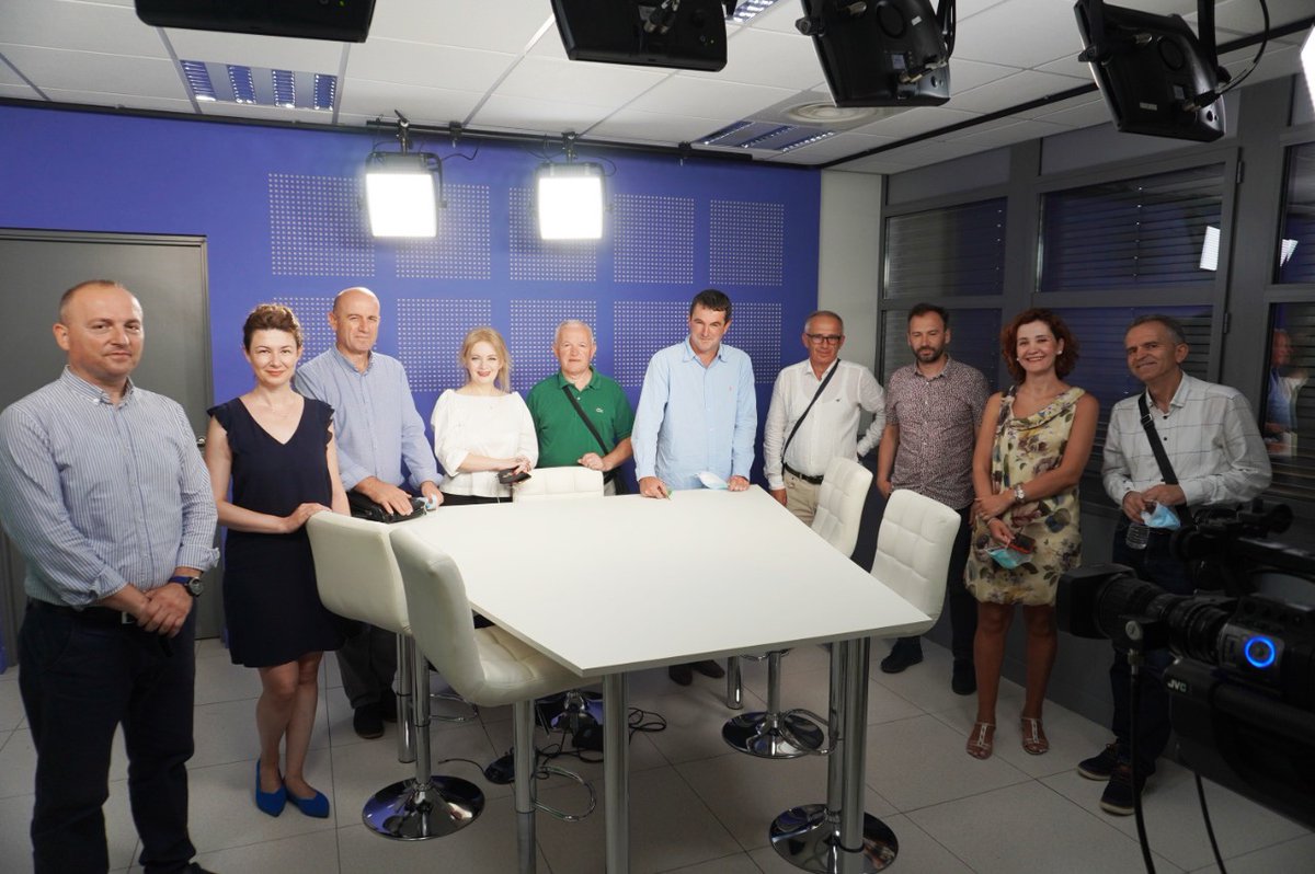 Lecturers of #TiranaUniversity's #Journalism & Communication Department met this week with colleagues from the School of Journalism and Communication in Marseille @ejcam_amu. The visit was part of #MediaInFocus project implemented by @OSCEinAlbania with @EUinAlbania funds.