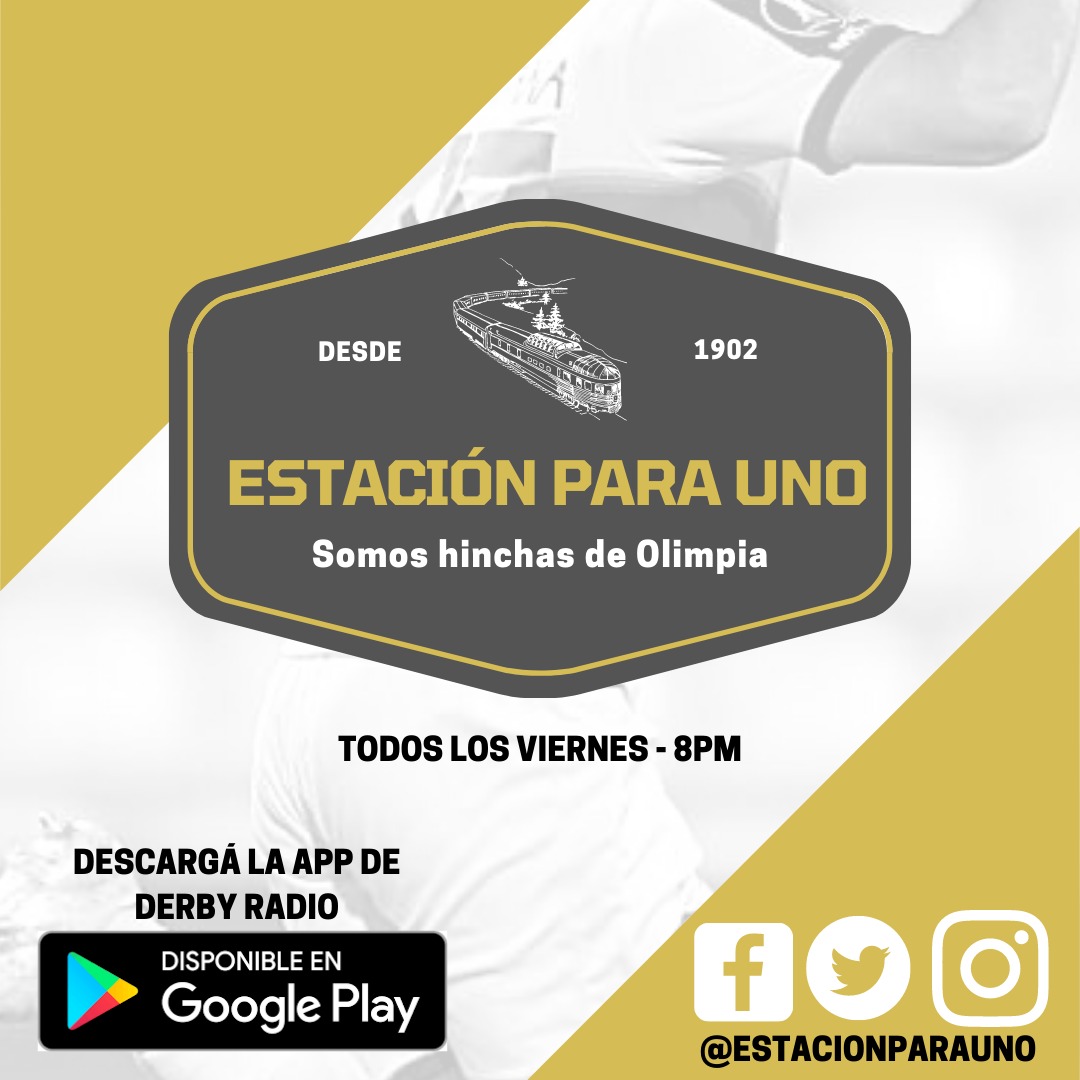 Vamos a hacer radio para hablar de lo único que importa, de #Olimpia. ⭐⚪⚫⚪

Acompañanos a través de la App Derby Radio o través de la página web en drb.com.py

Gracias <a href="/derbyagencia/">Derby Sports</a> por recibir el proyecto y apoyarlo.

#EstacionParaUno 📻🚇