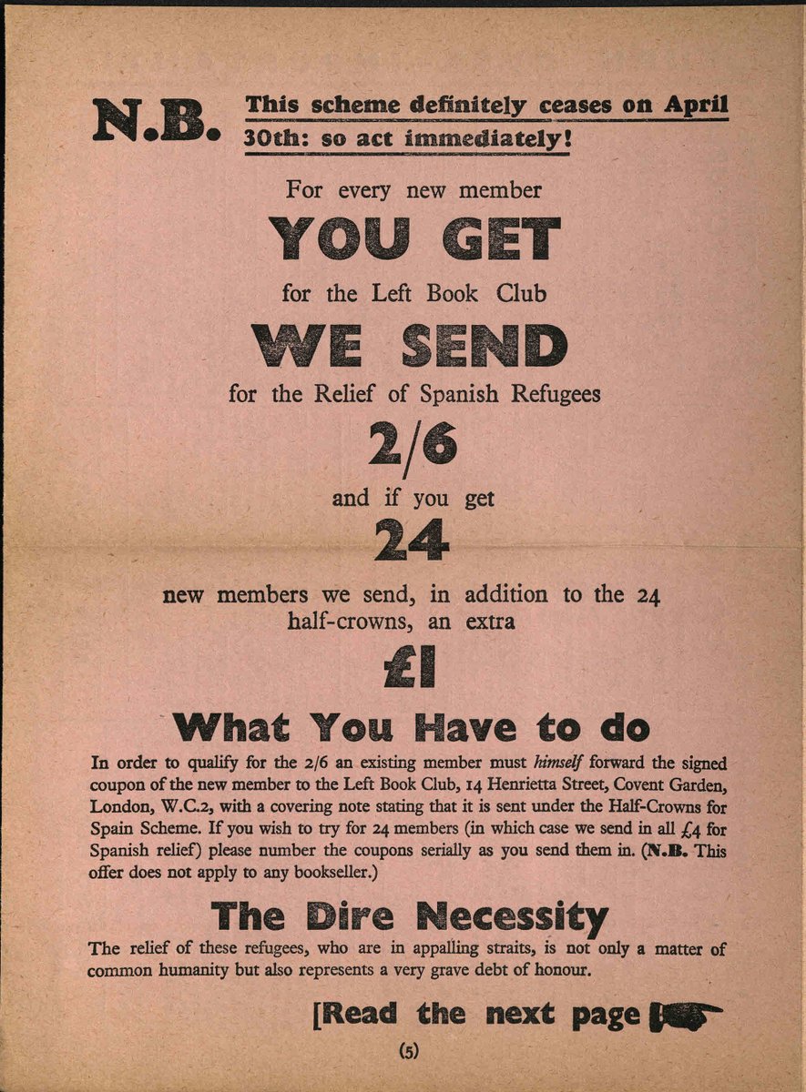 MRCWarwick's tweet photo. Some fresh additions to our catalogue -
The 1938 Left Book Club handbook for local groups is now scanned & available online, along with #LeftBookClub publicity leaflets & rally ticket ("Paul Robeson will sing")
Have a browse at https://t.co/1kvXXjX3At https://t.co/j0mntKM9wE