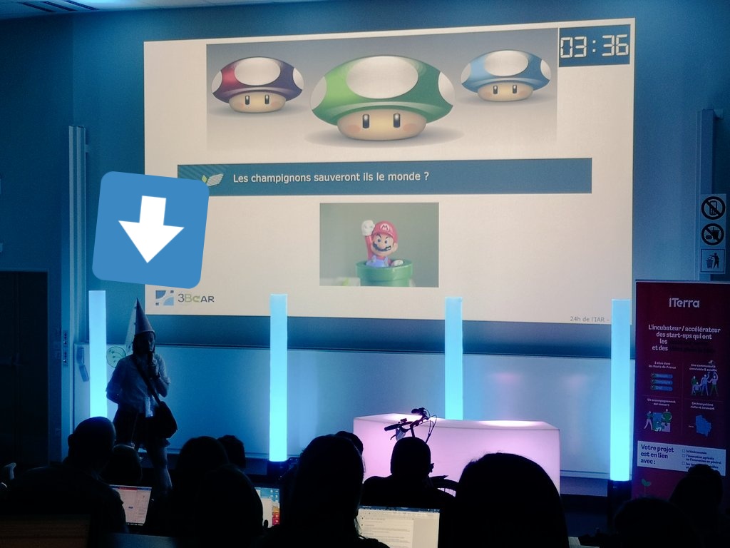 Les champignons sauveront ils le monde ? La fée @_3BCAR répond actuellement à la question aux #24hIAR #bioéconomie