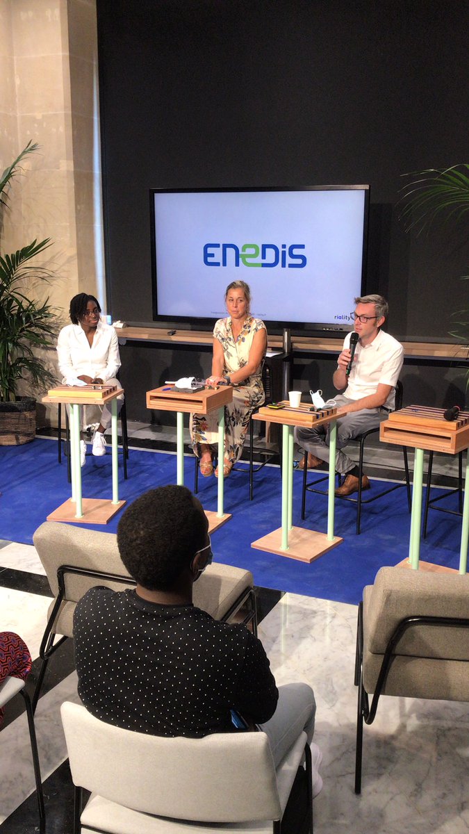 CCI_AMP's tweet photo. Dans ce 3e temps, Sylvie Girard, Eunice Adueni Akani et Romain Gemignani d’@enedis, partagent les retours pratiques et vision métier. https://t.co/ZSGzS3zESr