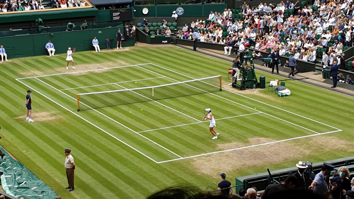 LWWren's tweet image. Well done @ashbarty cheering you all the way! #Wimbledon #tennis #firstset