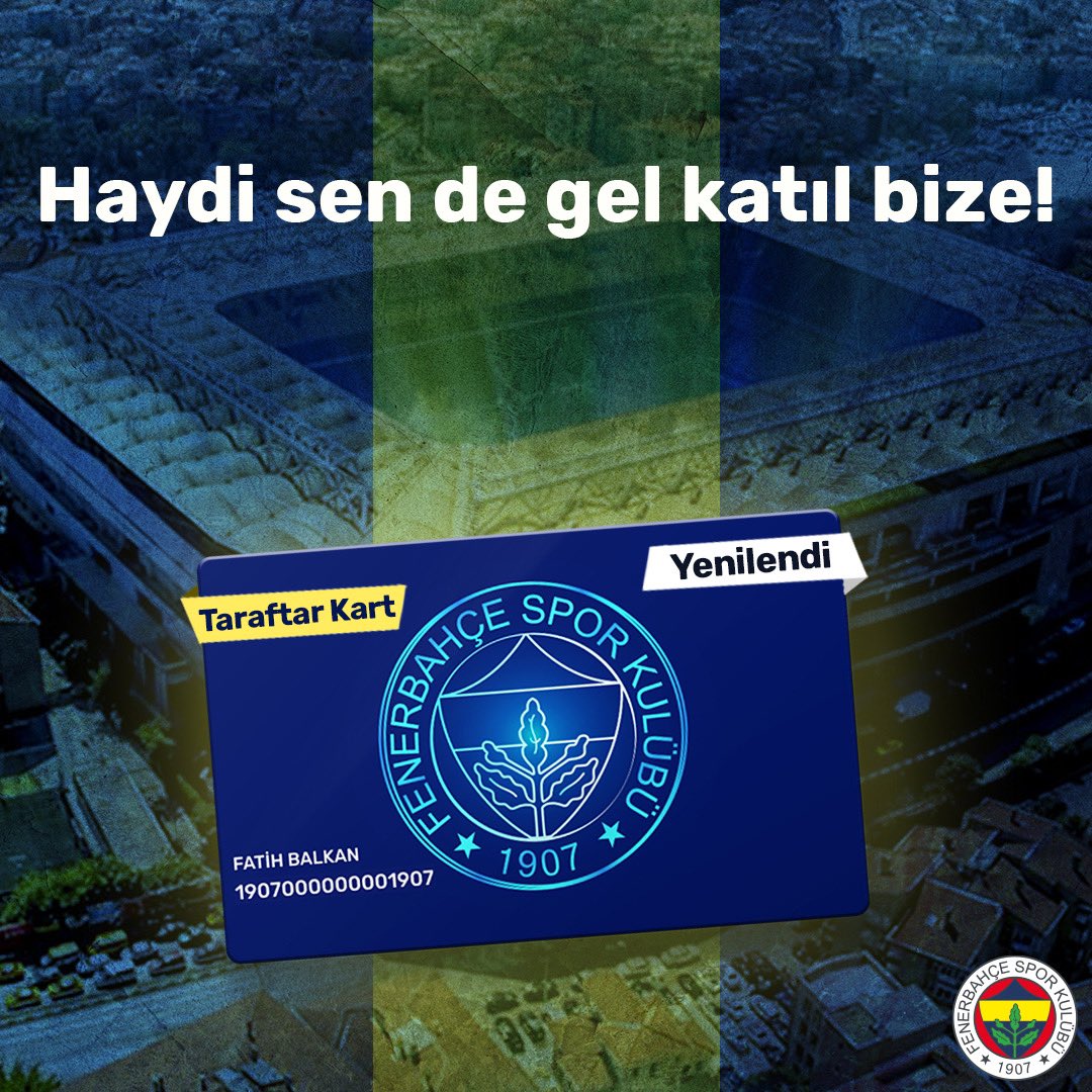 FenerAilem's tweet photo. Mücadelemize gönül verenler için Taraftar Kart’ı yeniledik!

Üye olan her taraftarımızı haftalık hediye 1 GB, Fenerium’da %10 indirim ve çok daha fazlası bekliyor.

Haydi Mohikan tek bir tıkla, gel katıl bize! 

🔗https://t.co/H9EO8ck1yo https://t.co/xHnK1owrFu