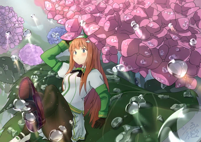 ハイライト抜け修正版
雨で少し不満げなスズカさん
#ウマ娘プリティダービー #サイレンススズカ 