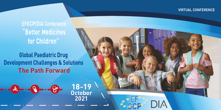 📢Registrations to the EFGCP/DIA Better Medicines for Children Conference are now open!

Do not miss the opportunity to discuss hot topics with our experts.

🗓️18&amp;19 October 2021

👉Register until 15th August &amp; save with Early Bird rates: efgcp.eu/cgi?lg=en&pag=…