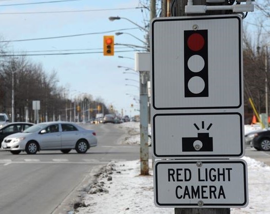 Light Camera Demerit Points For Running A Red Light Going Through
