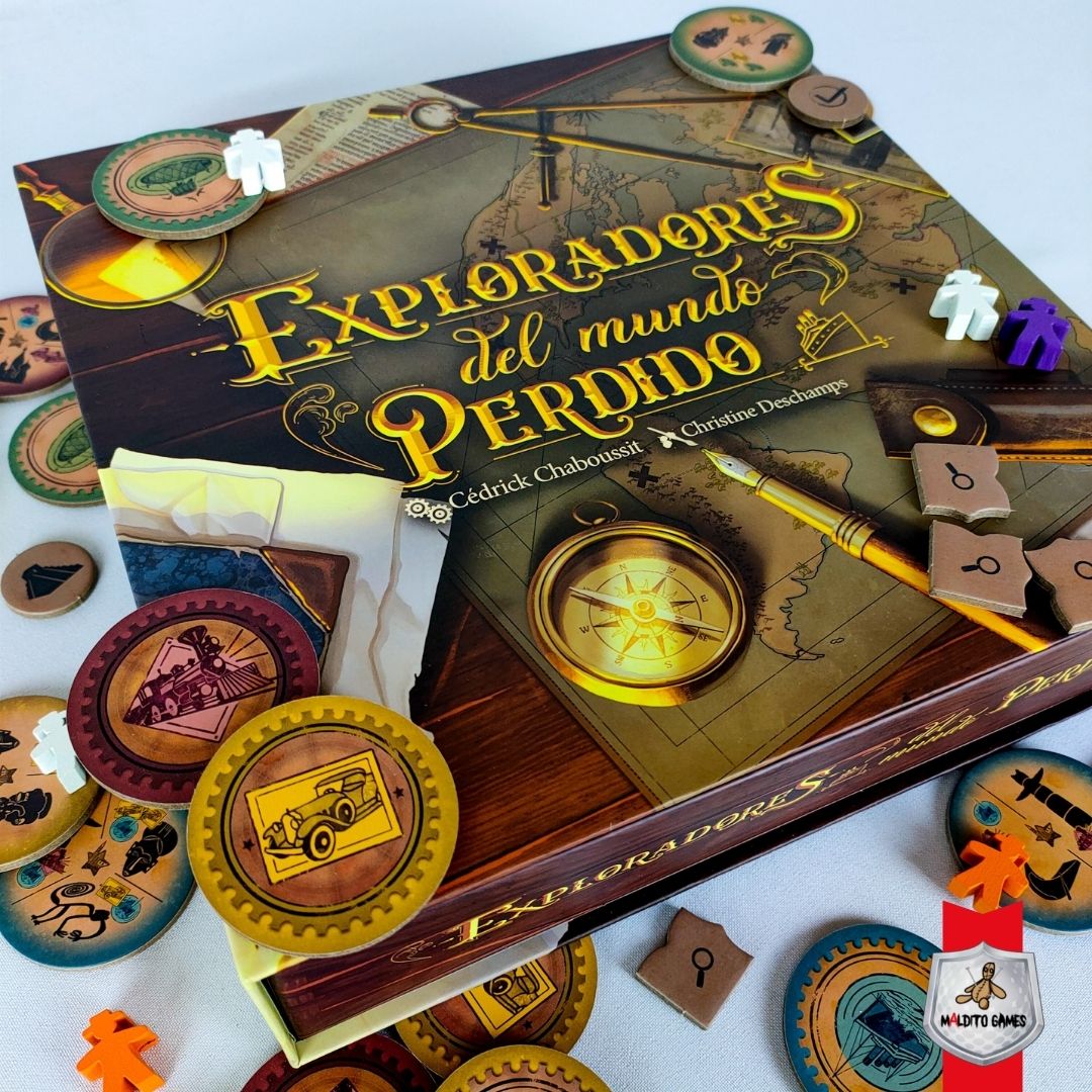 MalditoGamesES's tweet photo. 🔴EXPLORADORES DEL MUNDO PERDIDO🔴Las puertas del mundo perdido están ocultas tras pistas escondidas por todo el globo. Embárcate en una expedición de investigación y riesgos para alcanzar las puertas.
👥 2-4 jugadores⏳ 40'🎂+10
#malditogames #lostexplorer #boardgames #bgg https://t.co/M4X7xWnPx8
