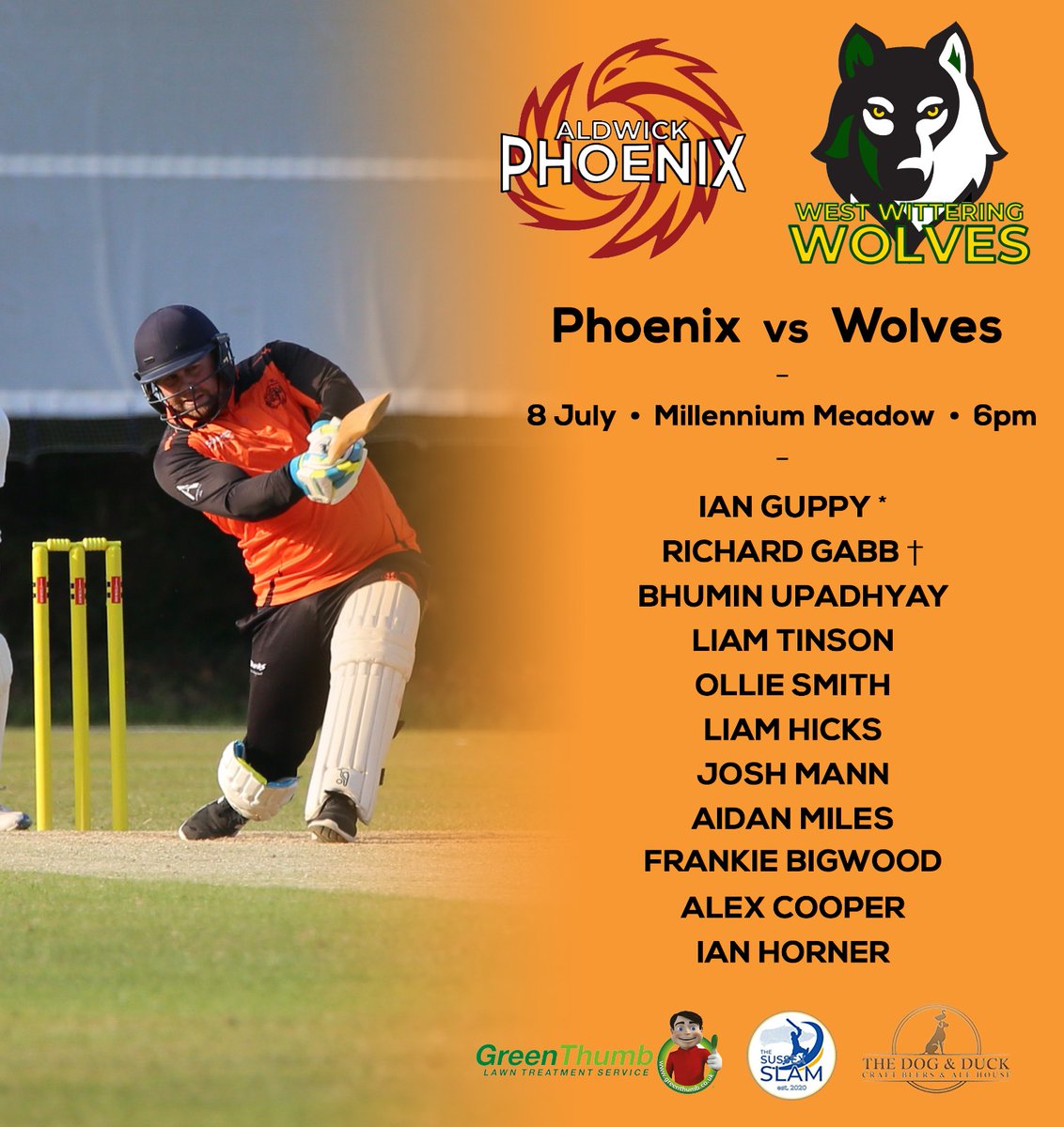 Aldwick Cricket Club (@aldwickcc) on Twitter photo Tonight - Phoenix Vs Wolves as we travel to <a href="/WestWittCC/">West Wittering CC</a> in the Knockout of the <a href="/SussexSlam/">Sussex Slam</a>
Are we #GoingHome or is it #ComingHome??
Beautiful weather at a beautiful setting - let's get it on π€©π€© Tonight - Phoenix Vs Wolves as we travel to <a href="/WestWittCC/">West Wittering CC</a> in the Knockout of the <a href="/SussexSlam/">Sussex Slam</a>
Are we #GoingHome or is it #ComingHome??
Beautiful weather at a beautiful setting - let's get it on π€©π€©