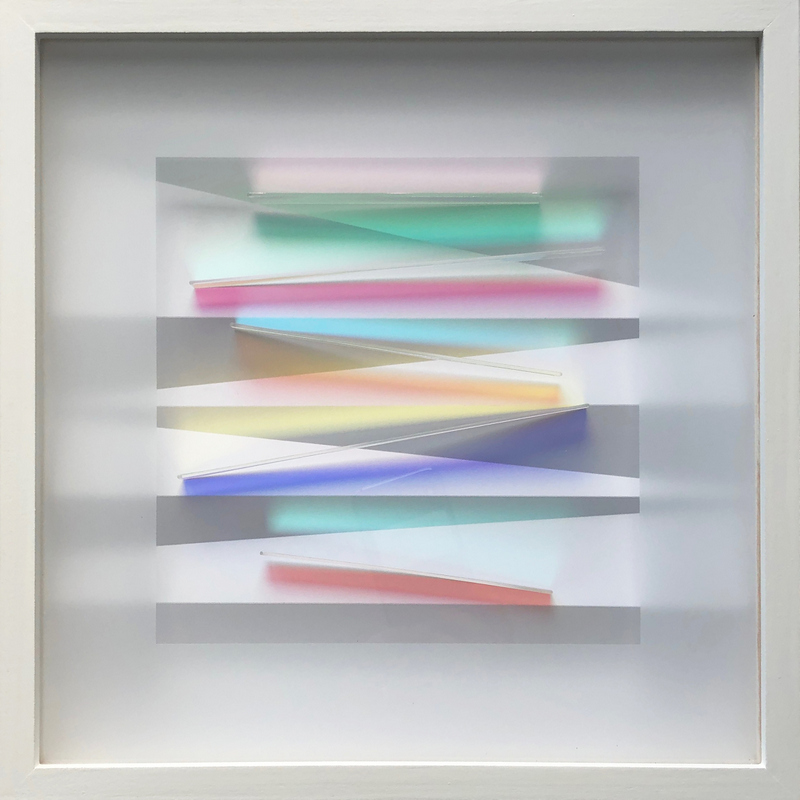 Glass artwork from Hildegard Pax at Cube Gallery, exhibiting with Affordable Art Fair Battersea