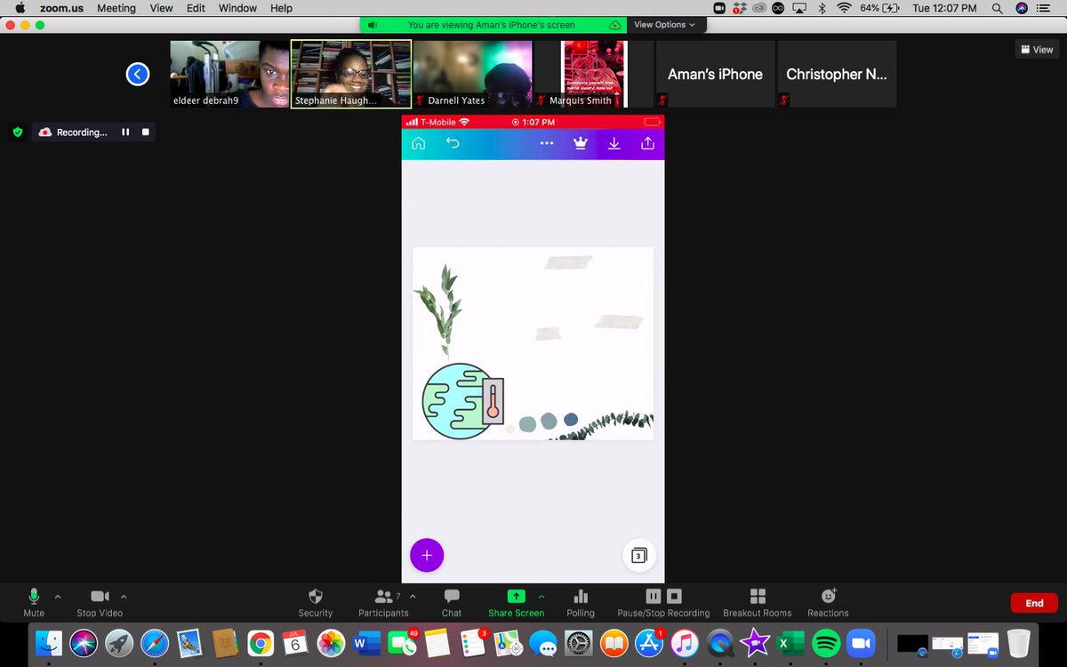stemkidschamp's tweet photo. Our @HEAFNYC Graphic Design Class are doing wonders! We started with an Objection Improv Game Debate. We then watched our Activist Star: Teen Art Activist, Yamil, Milwaukee, Wisconsin! We finally began sharing our creativity on @canva! 

#CSForSocialJustice #stemkidsnyc https://t.co/RydgqBNv0o