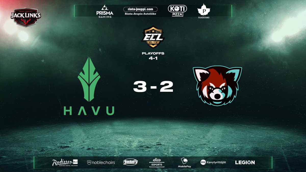 HAVUgaming's tweet image. BO7 series goes our way 4-1 overall &amp;amp; we move forward to #ECL12 semi-finals! 🔥

Good games @YMCA_NHL 👊

#HAVUJA #JackLinks #kouvolanlakritsi #viaplayECL @NHLGamerCOM