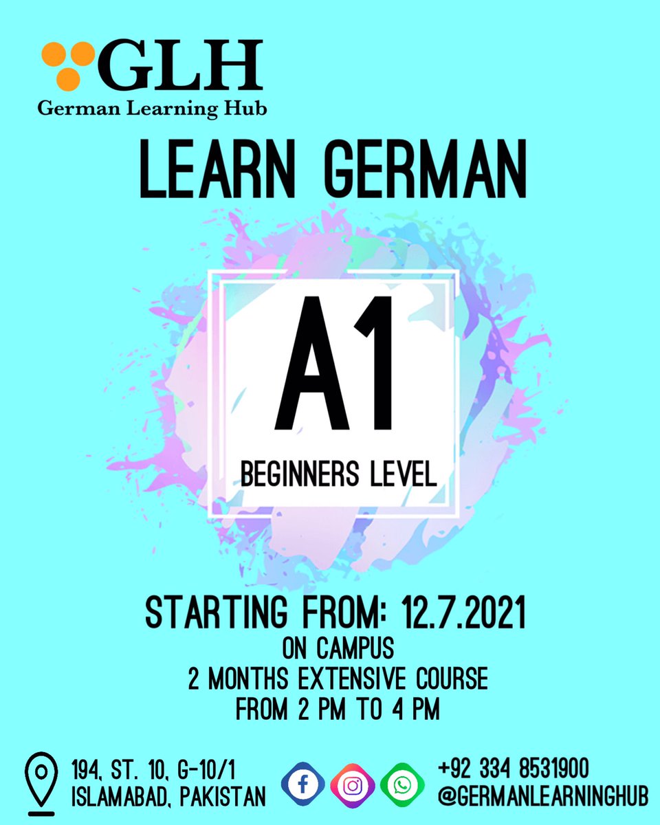 SaraAnwarHabib's tweet image. Think about making your summers productive ;) #summercourse #germanlearninghub #beginnerscourse #learngerman #oncampus