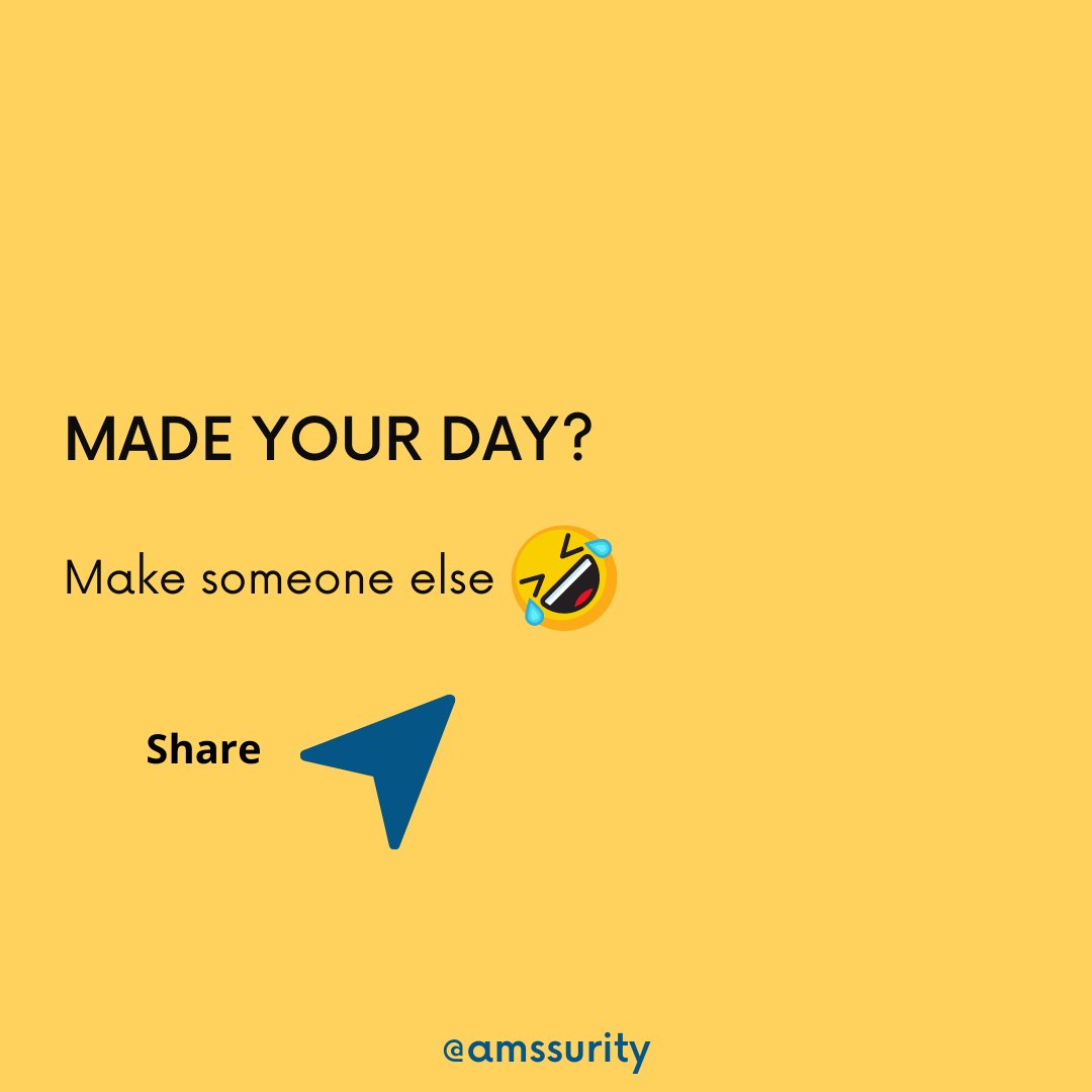 amssurity's tweet image. Laughter is the best medicine, they say 🤣
#fridayfun #insurancejokes #amssurity #simplifyinginsurance