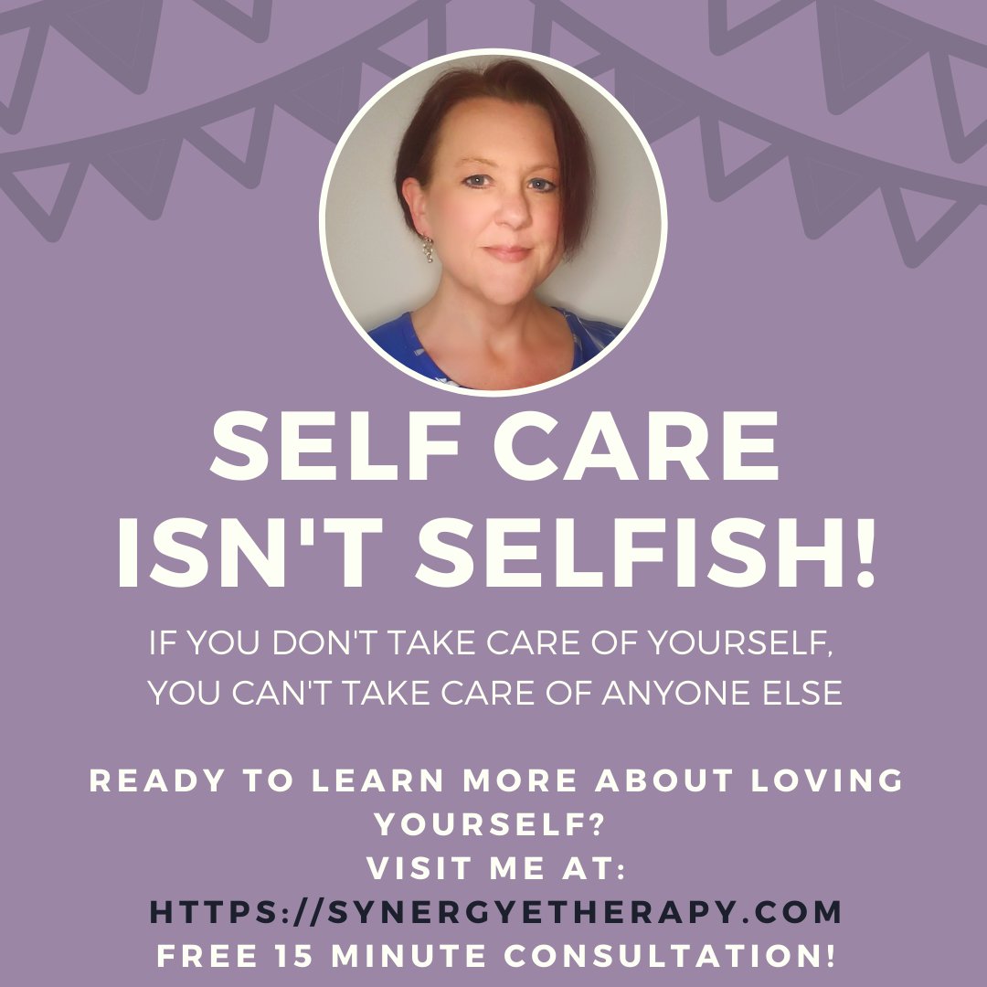 Here is your Thursday reminder that self care is SO important! 
You have to take care of yourself before you can take care of others. 

What do you do for selfcare? 

#floridatherapist #georgiatherapist #coloradotherapist
#teleheath #selfcare