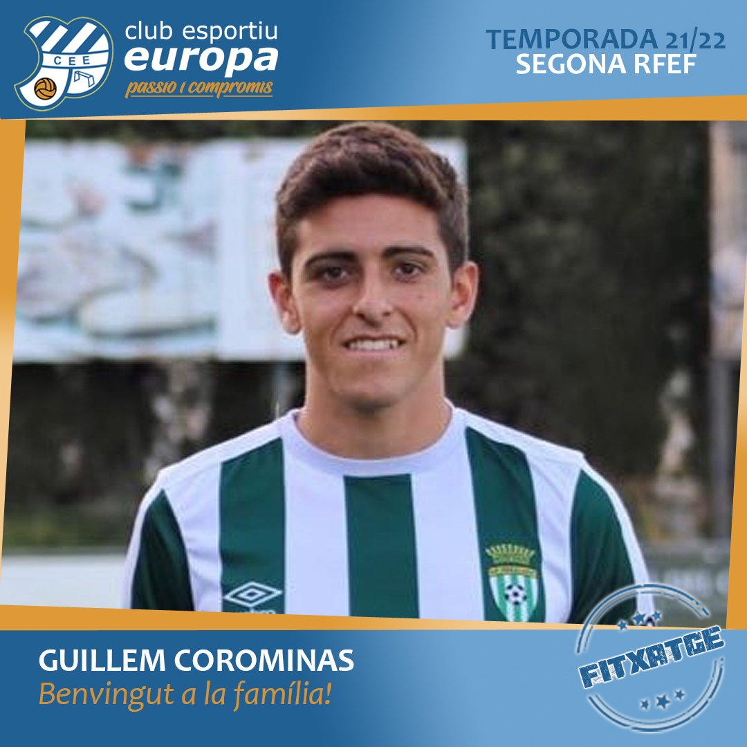 🖊 Guillem Corominas, més benzina per l'esquerra europeista

⚽️ El lateral esquerre arriba a Gràcia procedent del Peralada

🤜🤛 Coro, comptem amb tu per fer-la grossa!

#futbolcat #2RFEF3 #ViladeGràcia #SagradaFamília
