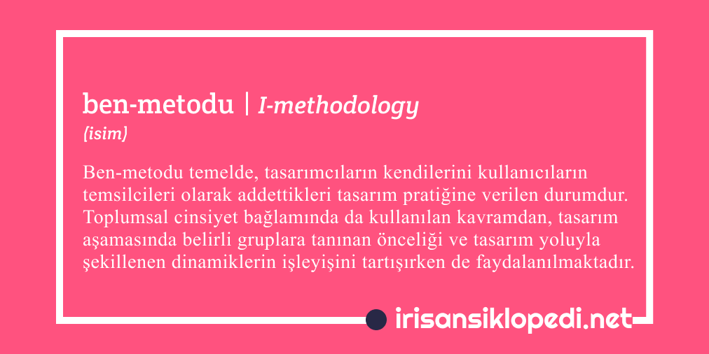 I-methodology | ben-metodu (isim)

Yazar: 
Cansu Güner (<a href="/cansuguner/">Dr. Cansu Güner</a>)
 
Editör: 
Kaya Akyüz (@KayaAkyuez) 
 
Açıklamanın kendisi: 
irisansiklopedi.net/2020/03/22/i-m…

#Imethodology #benmetodu #sts #irisansiklopedi #crowdsourced