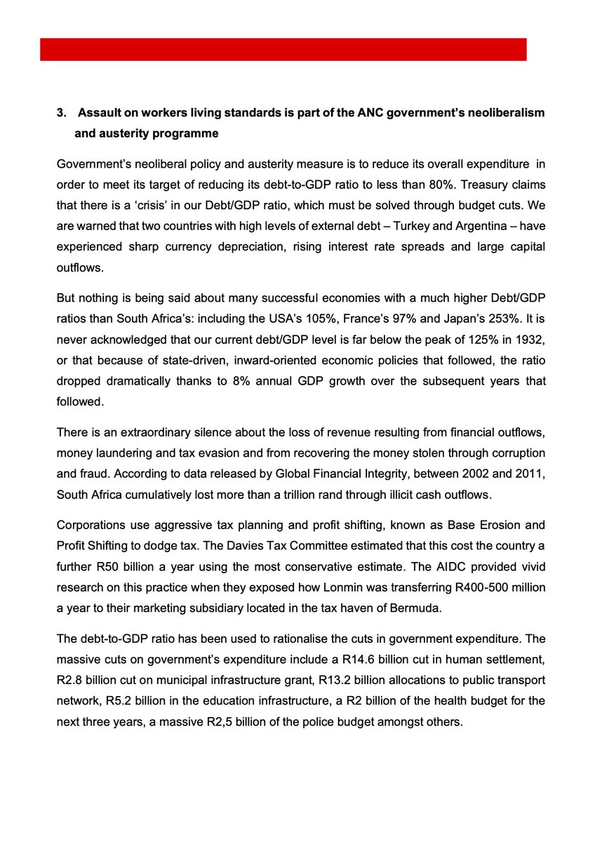 SAFTU_media's tweet photo. SAFTU AFFILIATED UNIONS REJECT THE GOVERNMENT’S FINAL WAGE OFFER AND URGES ALL UNIONS TO DO THE SAME!
@SABCNews @Newzroom405 @eNCA @ewnupdates @SA_Labour_News @SAfmRadio @Radio702 @POWER987News @TheCitizen_News @KayaNews 
https://t.co/RLFzXQVhg3 https://t.co/2DiU5KjsIZ