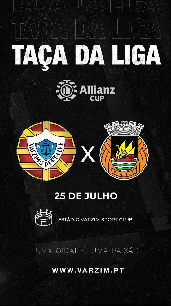 Varzim Sport Club (@vsc1915) on Twitter photo 1ยช fase ๐ ๐ง๐ร๐ ๐๐ ๐๐๐๐ - ๐๐๐๐๐๐ก๐ญ ๐๐จ๐ฃ๐ 25 de Julho
Primeiro jogo oficial da รฉpoca โก <a href="/rioave/">rio ave f.c.</a>
๐ผ๐๐ผ ๐ผ๐๐๐๐ฝ๐ผ ๐๐ผ๐๐๐๐ โ 1ยช fase ๐ ๐ง๐ร๐ ๐๐ ๐๐๐๐ - ๐๐๐๐๐๐ก๐ญ ๐๐จ๐ฃ๐ 25 de Julho
Primeiro jogo oficial da รฉpoca โก <a href="/rioave/">rio ave f.c.</a>
๐ผ๐๐ผ ๐ผ๐๐๐๐ฝ๐ผ ๐๐ผ๐๐๐๐ โ