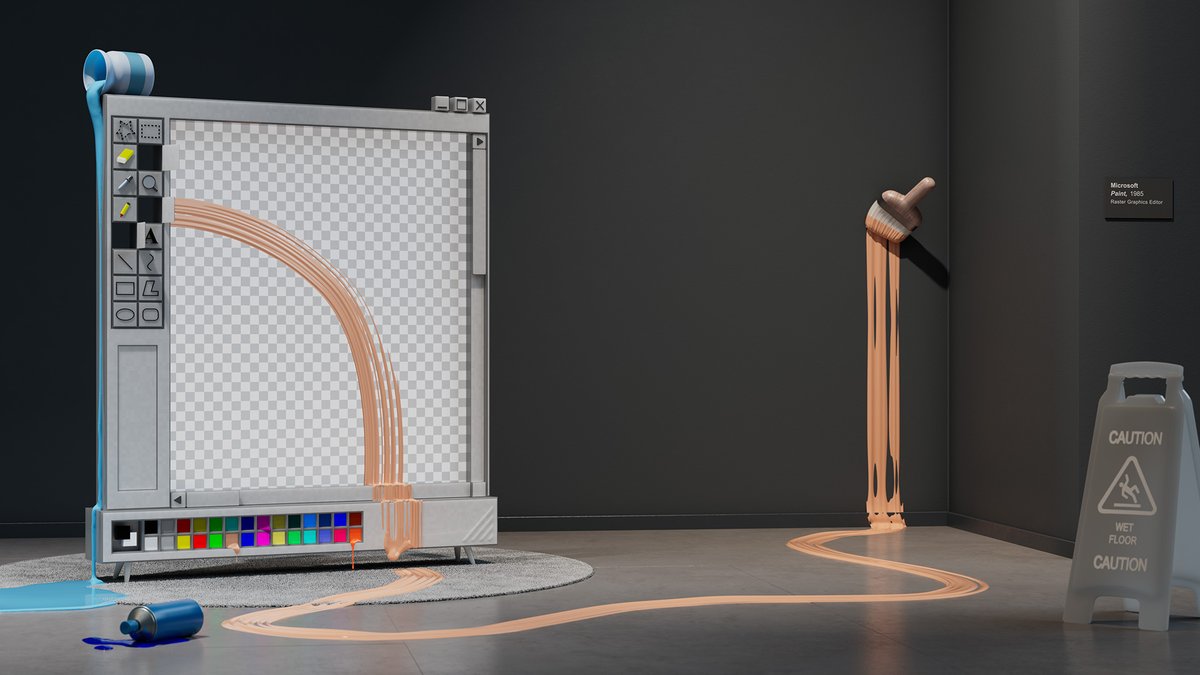 Paint Skype background