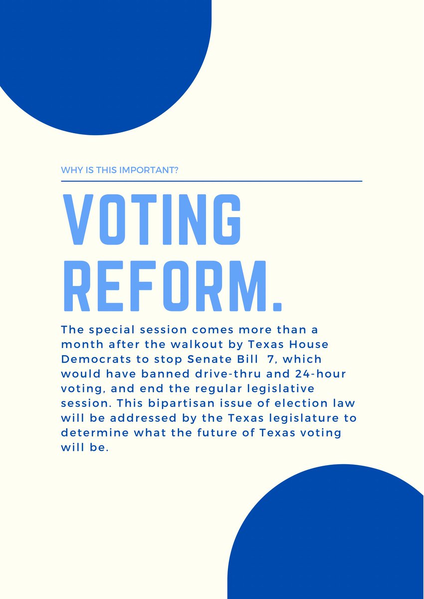 youth4beto's tweet image. TODAY, the Texas legislature is holding a special session to address pressing matters before the end of the year. Here’s why it’s important! 🔊🔊