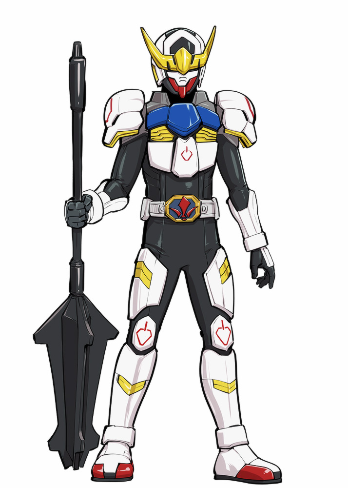 weapon 1boy solo armor male focus white background helmet  illustration images
